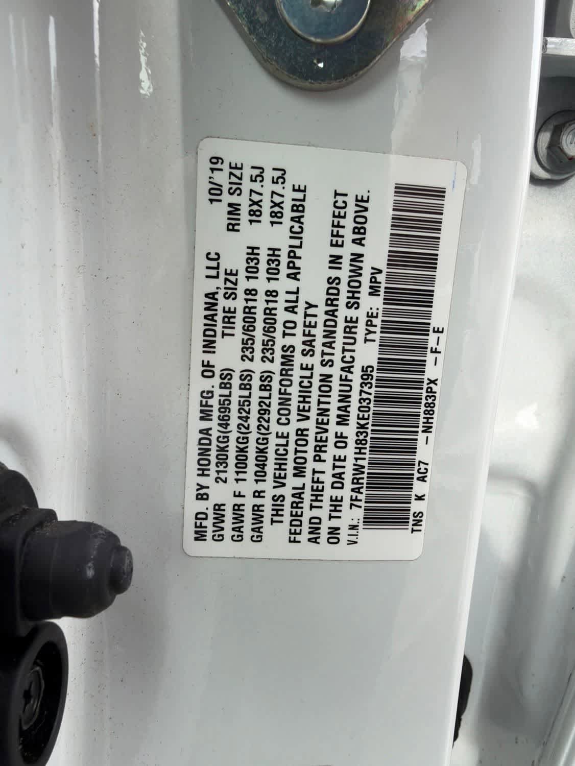Used 2019 Honda CR-V EX-L image 19
