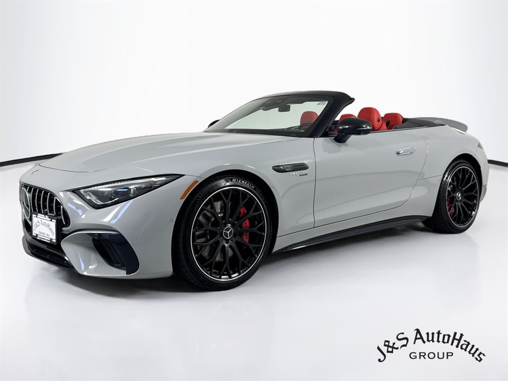 Used 2022 Mercedes-Benz SL 55 AMG 4MATIC w/ Driver Assistance Package image 3