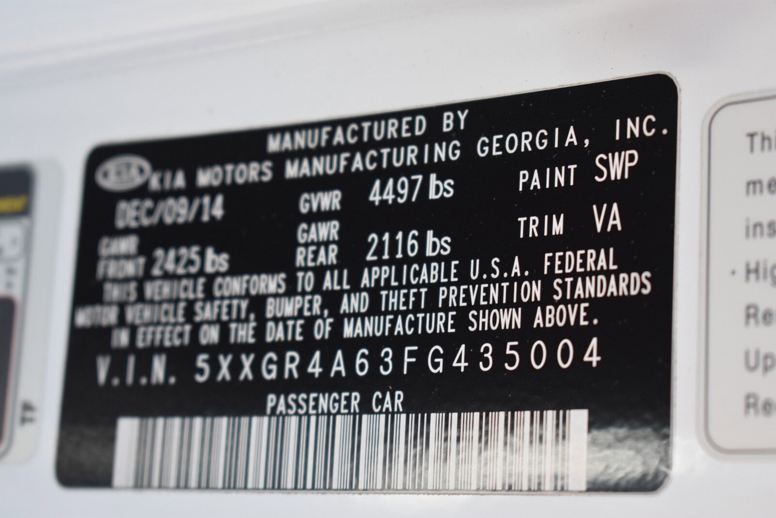 Used 2015 Kia Optima SX FWD image 16