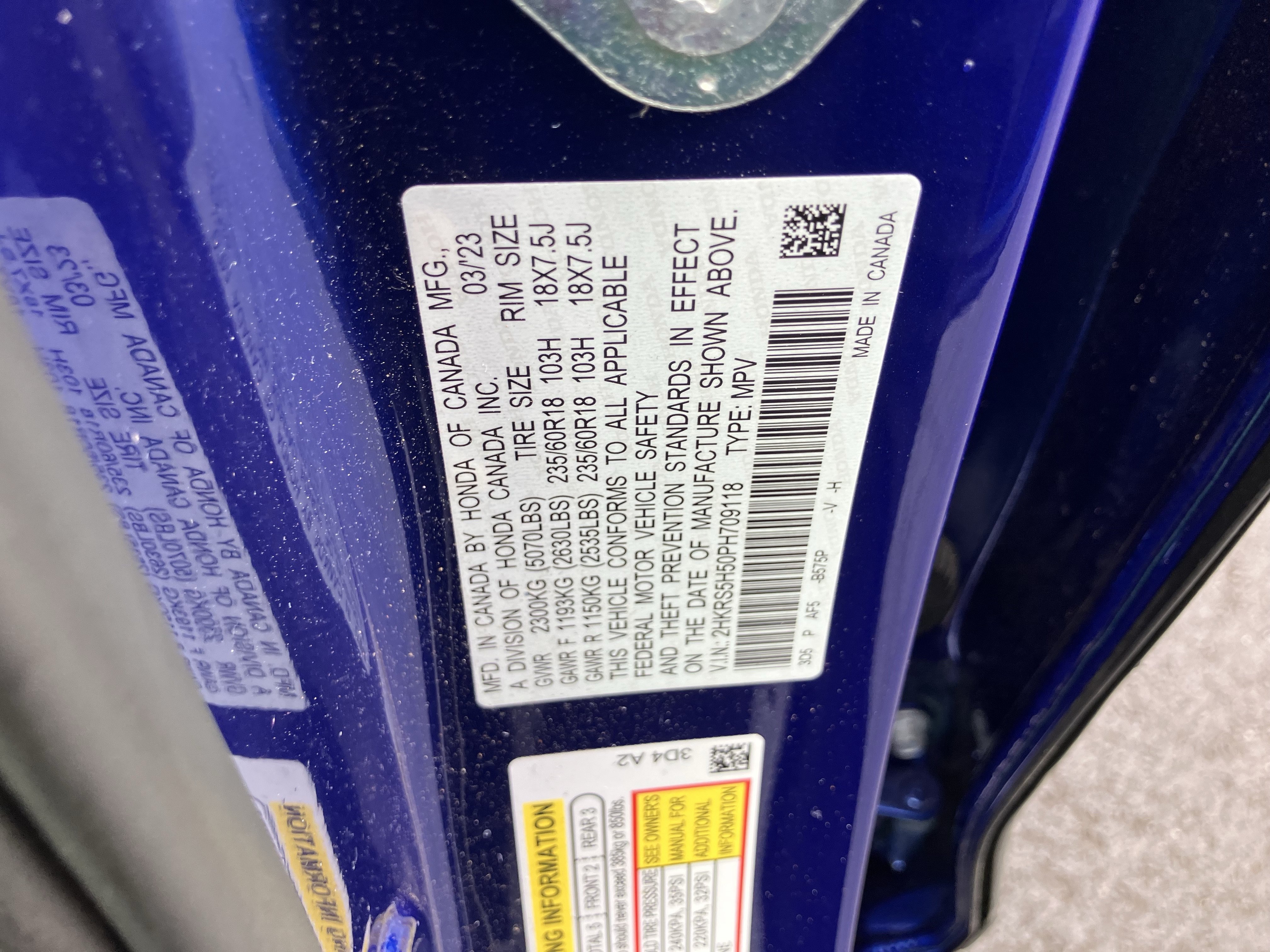 Certified 2023 Honda CR-V Sport image 30