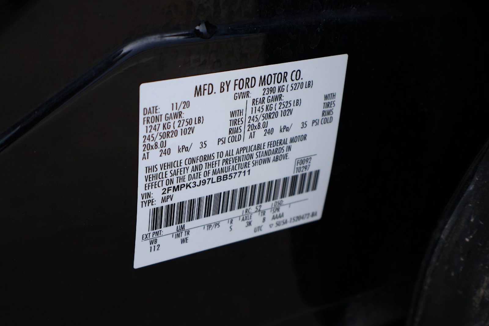 Used 2020 Ford Edge ST-Line FWD image 21