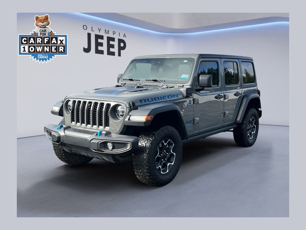 Certified 2022 Jeep Wrangler Unlimited Rubicon 4xe w/ Cold Weather Group
