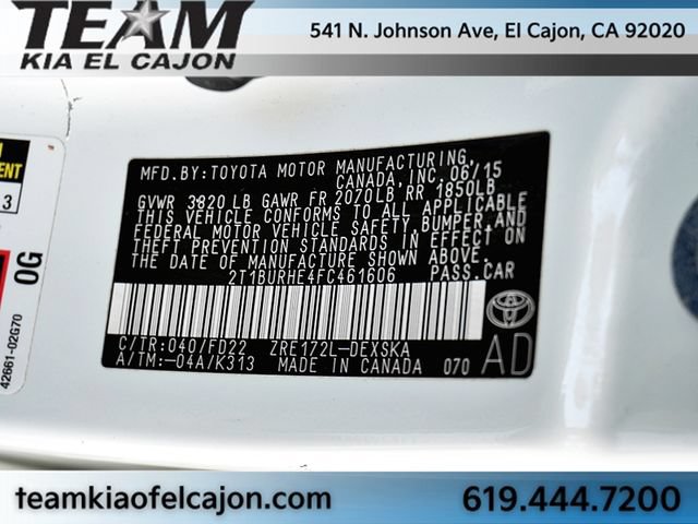 Used 2015 Toyota Corolla S FWD image 33