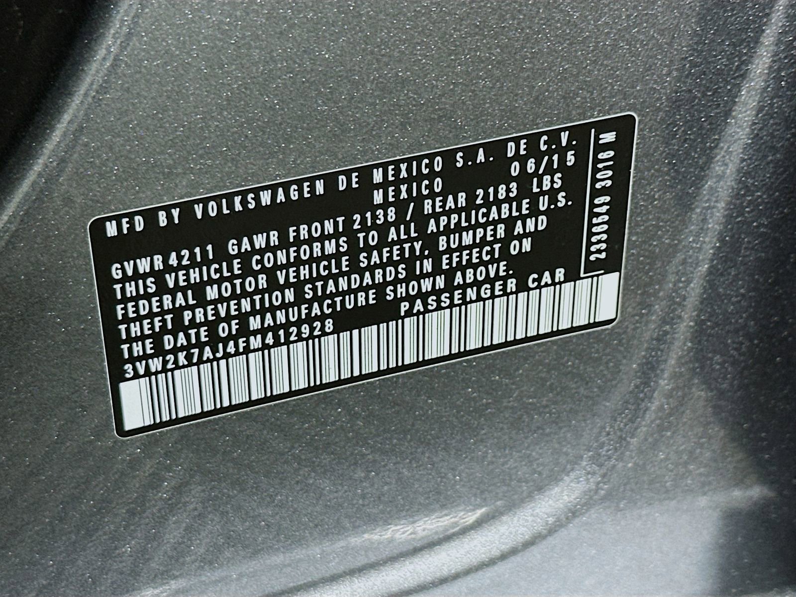 Used 2015 Volkswagen Jetta S image 29