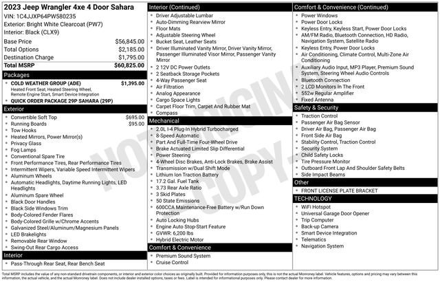 Used 2023 Jeep Wrangler Unlimited Sahara w/ Cold Weather Group image 2