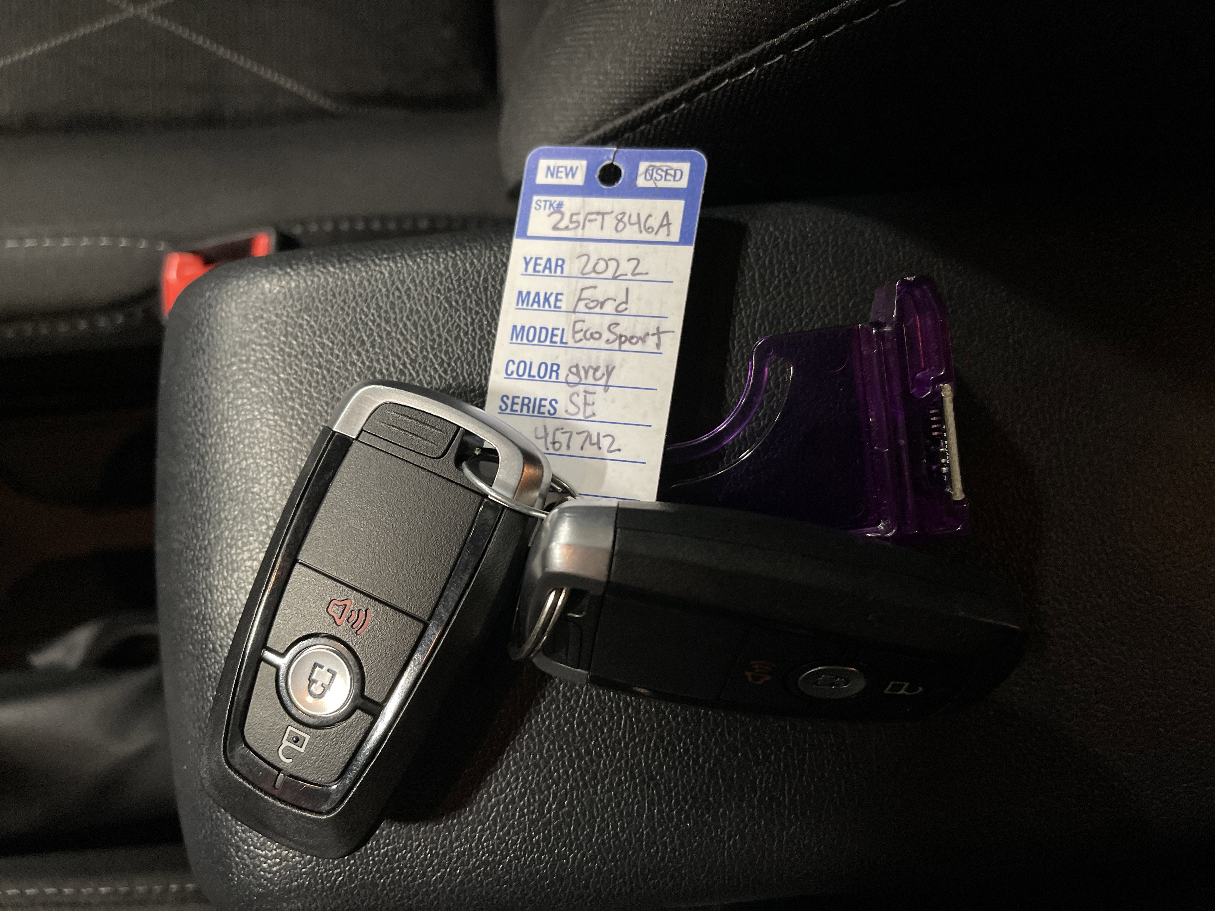 Used 2022 Ford EcoSport SE w/ Interior Protection Package image 27