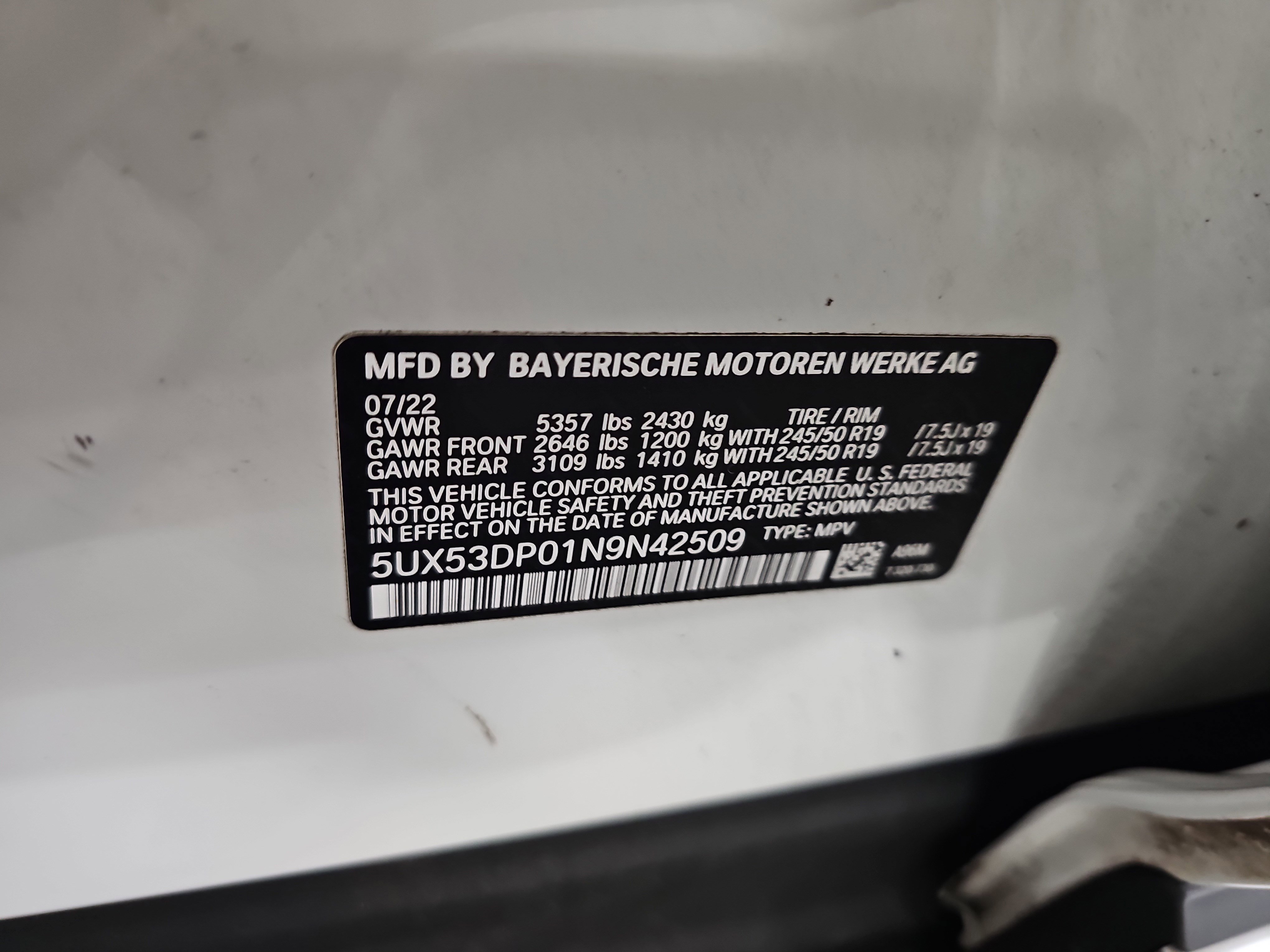 Used 2022 BMW X3 xDrive30i w/ Premium Package 2 AWD/4WD image 38