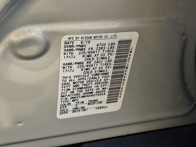 Used 2019 Nissan Rogue SV image 28