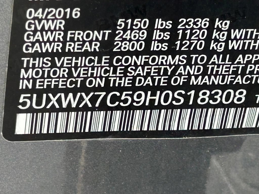 Used 2017 BMW X3 xDrive35i AWD/4WD image 50