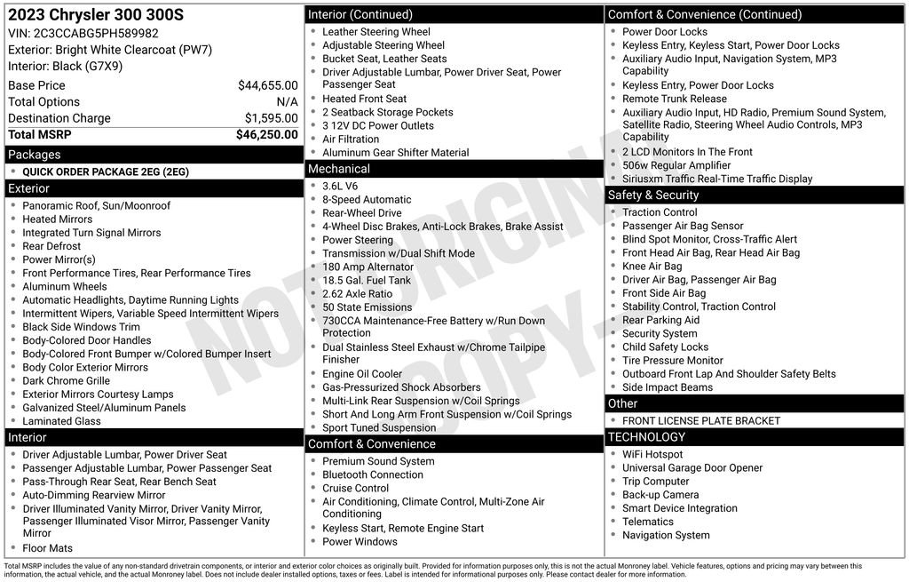 Used 2023 Chrysler 300 S image 26