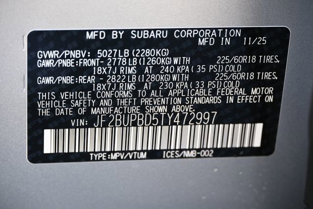 New 2026 Subaru Outback Premium AWD/4WD image 20