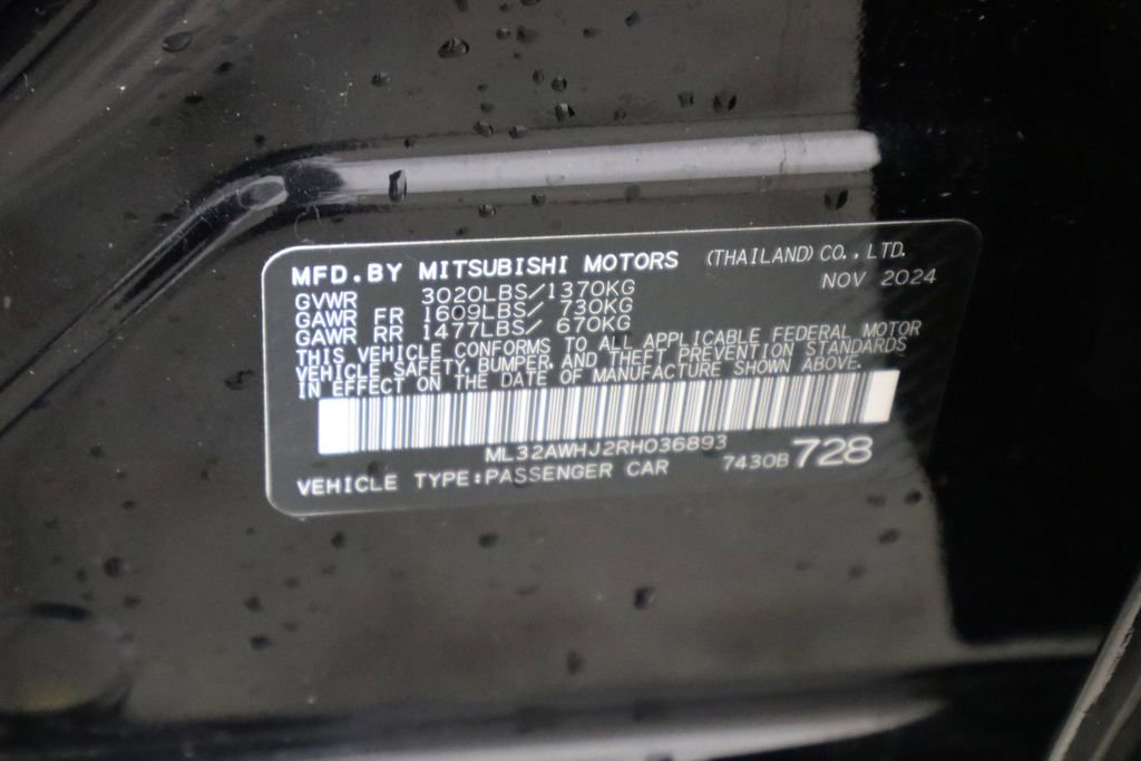 Used 2024 Mitsubishi Mirage Black Edition image 33