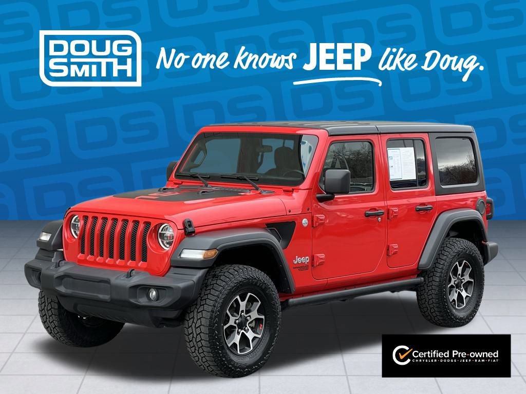 Certified 2020 Jeep Wrangler Unlimited Sport S image 1