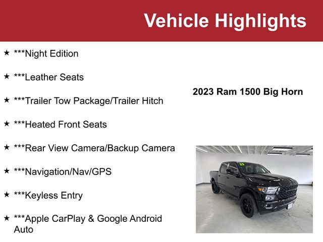 Used 2023 RAM 1500 Big Horn AWD/4WD image 2