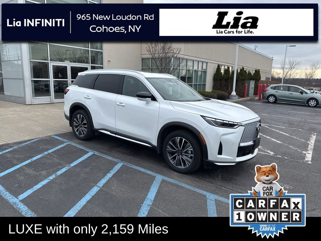 Certified 2026 INFINITI QX60 Luxe w/ Cargo Package