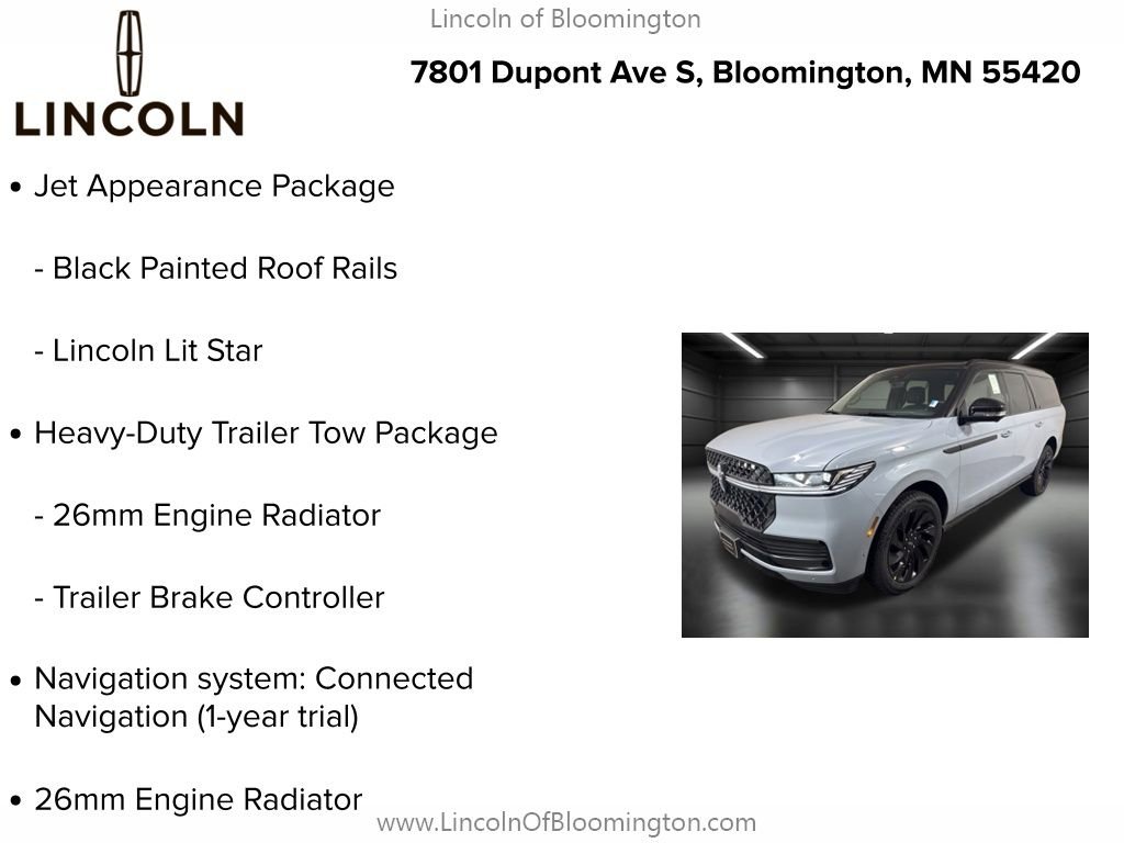 New 2025 Lincoln Navigator L Reserve w/ Jet Appearance Package image 9