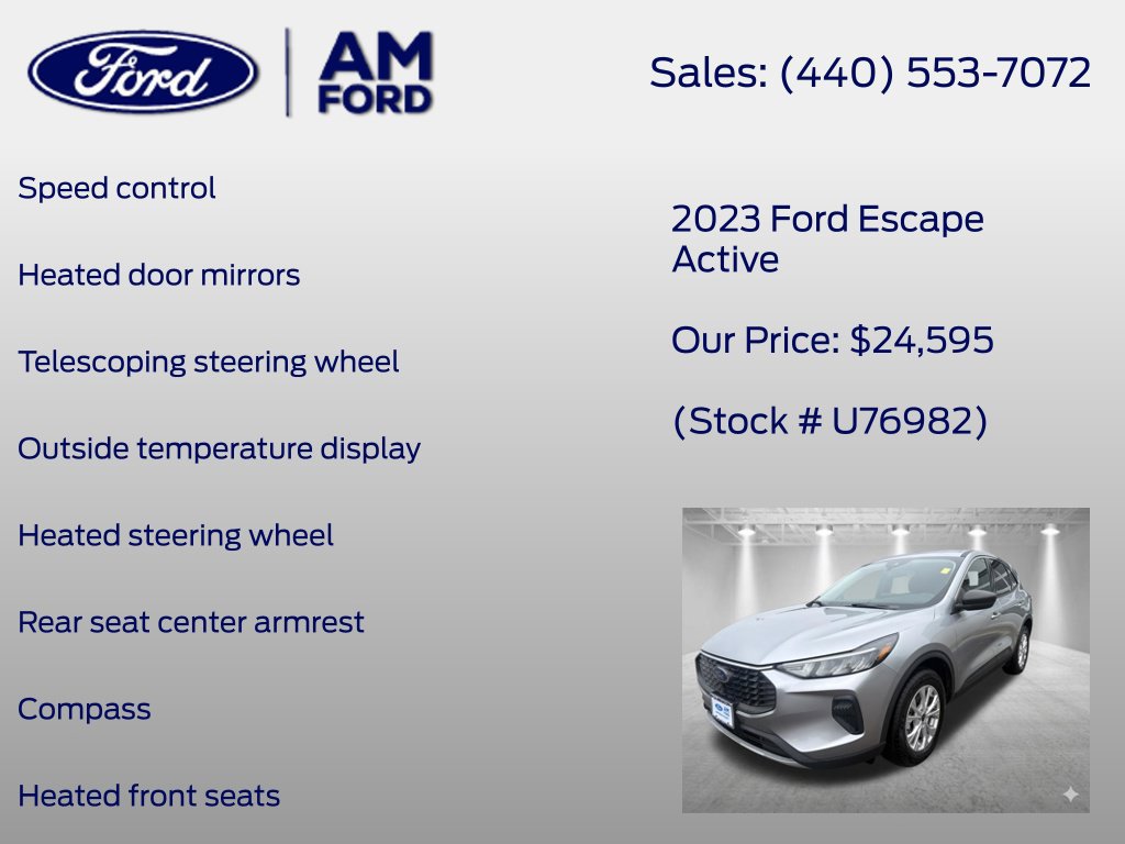 Used 2023 Ford Escape Active AWD/4WD image 21
