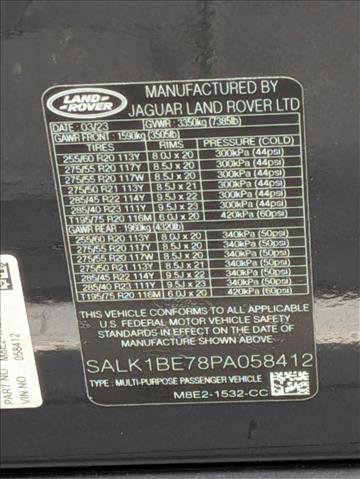 Certified 2023 Land Rover Range Rover Long Wheelbase Autobiography AWD/4WD image 26