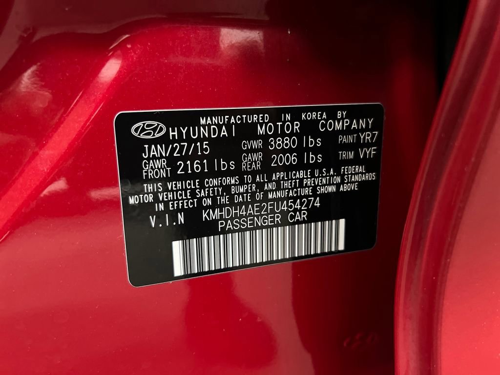 Used 2015 Hyundai Elantra Limited FWD image 33