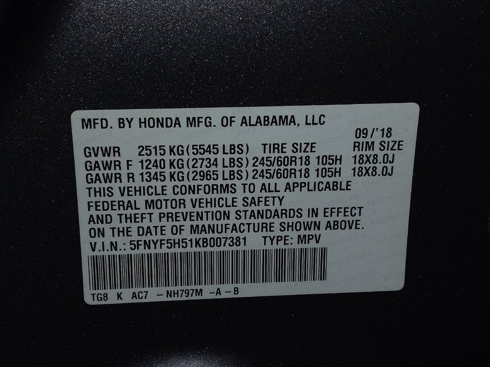 Used 2019 Honda Pilot EX-L image 33