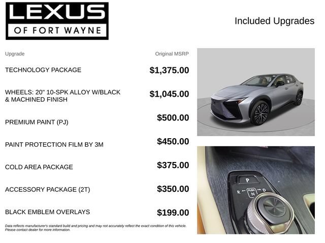 New 2026 Lexus RZ 450e AWD w/ Technology Package image 4