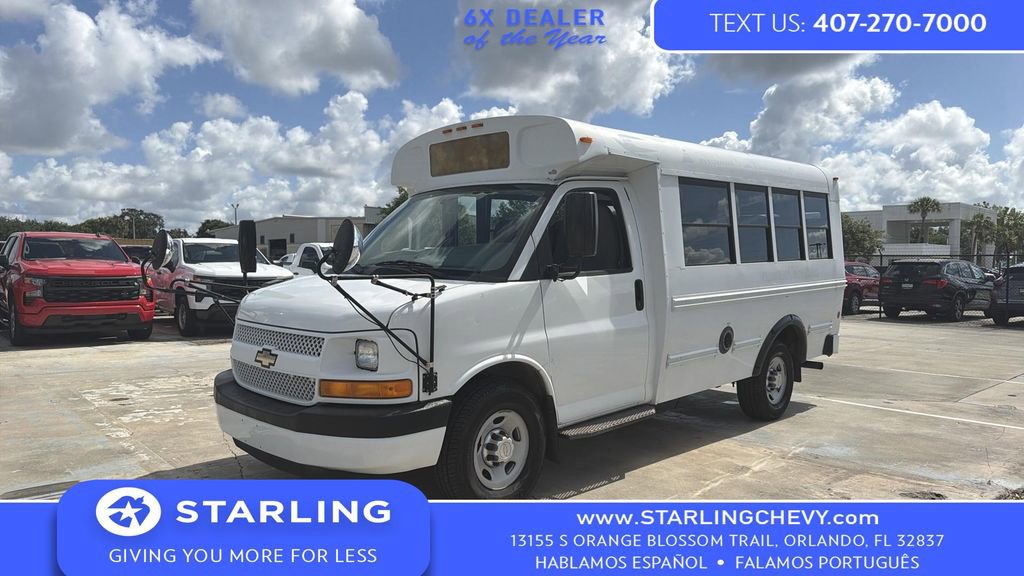 Used 2013 Chevrolet Express 3500 w/ School Bus Package