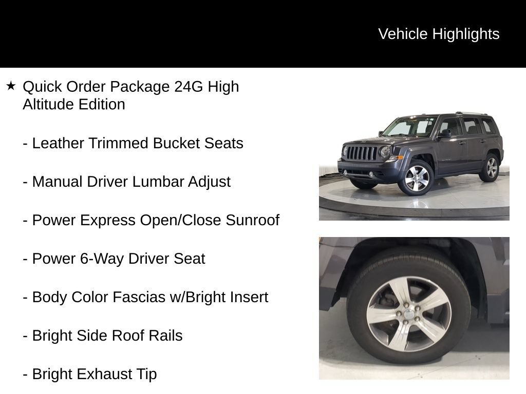 Used 2017 Jeep Patriot High Altitude FWD image 7