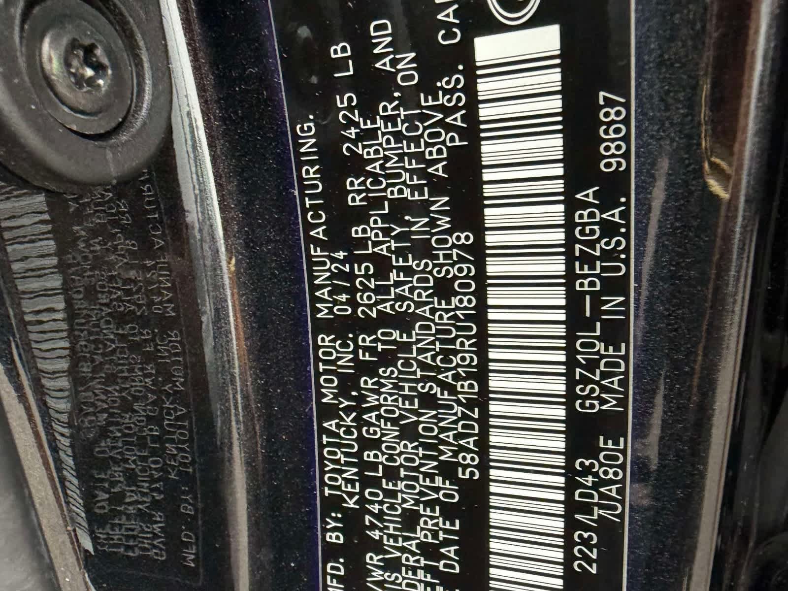 Used 2024 Lexus ES 350 w/ Premium Package FWD image 17
