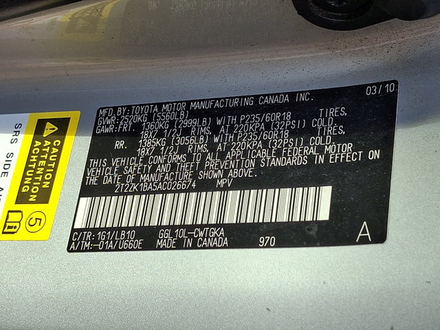 Used 2010 Lexus RX 350 2WD w/ Premium Pkg image 26