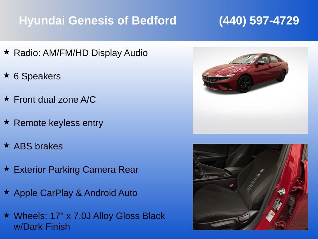 Certified 2026 Hyundai Elantra Sport w/ Cargo Package FWD image 7