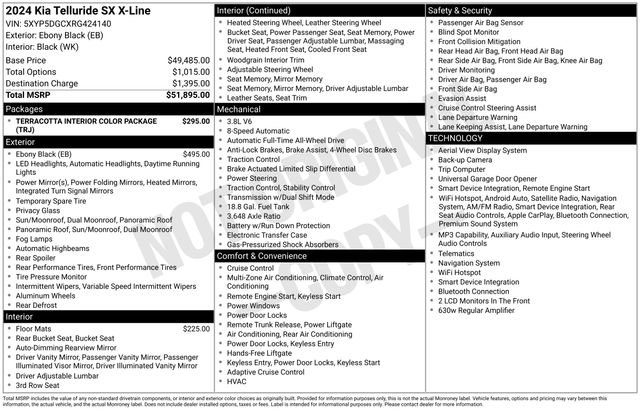 Certified 2024 Kia Telluride SX X-Line AWD/4WD image 11