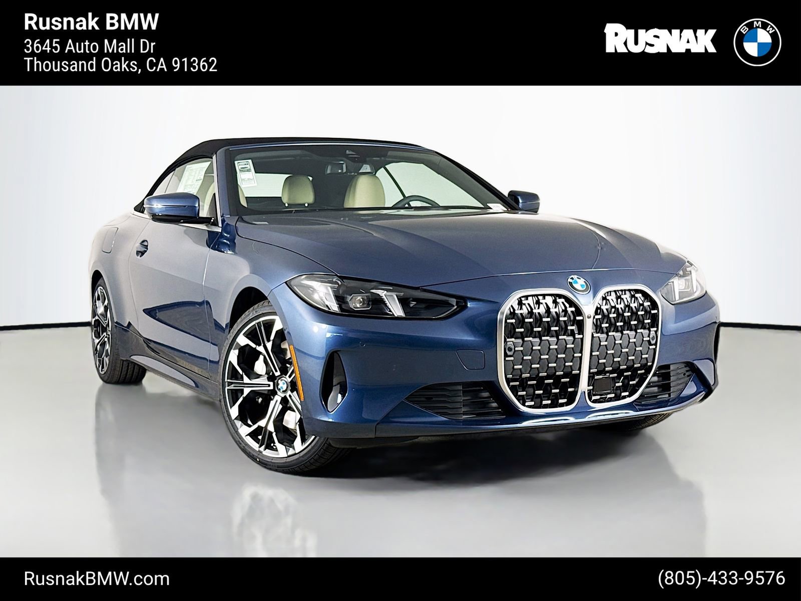 New 2026 BMW 430i Convertible w/ Parking Assistance Package RWD image 1