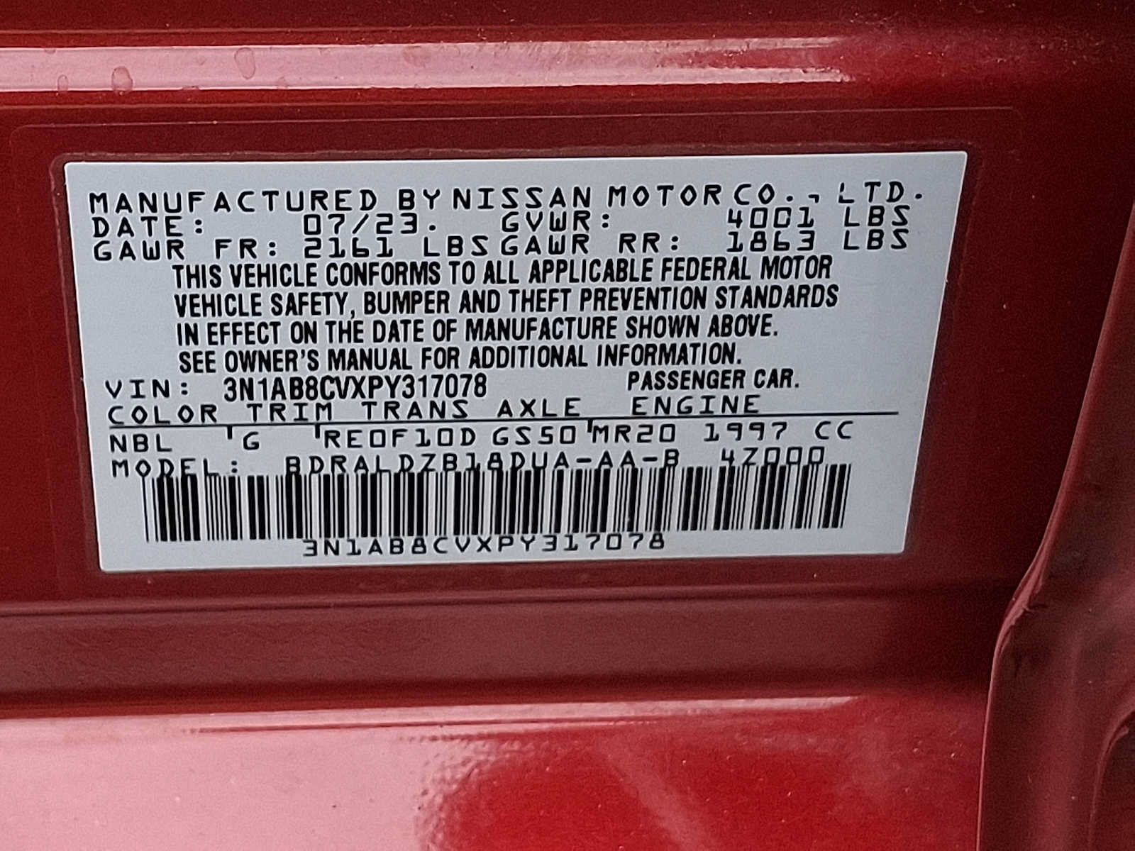 Used 2023 Nissan Sentra SV FWD image 25