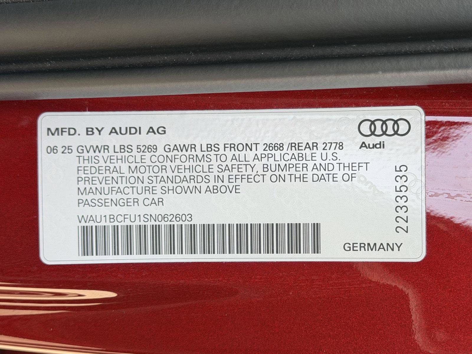 Used 2025 Audi A5 2.0T Premium w/ Convenience Package image 25