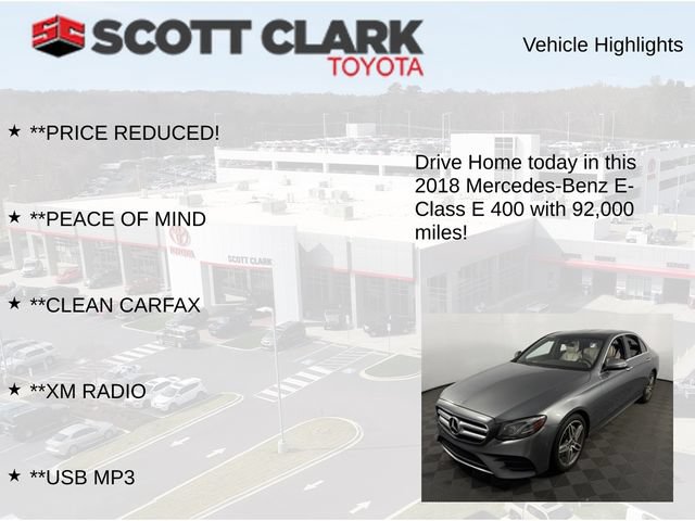 Used 2018 Mercedes-Benz E 400 4MATIC Sedan image 7