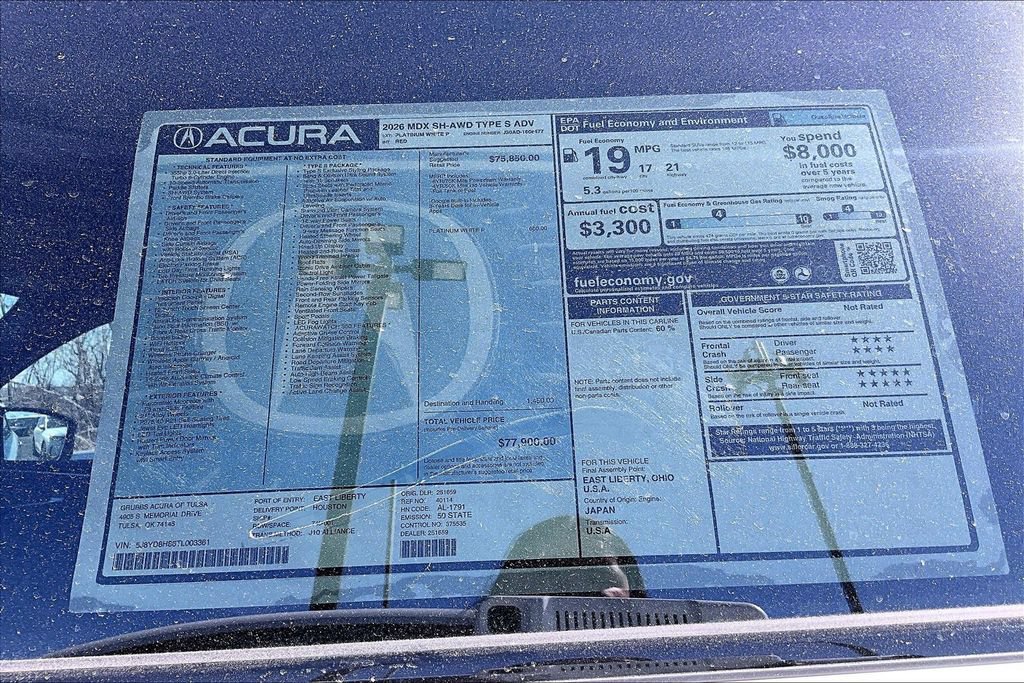 New 2026 Acura MDX Type S w/ Advance Package AWD/4WD image 41