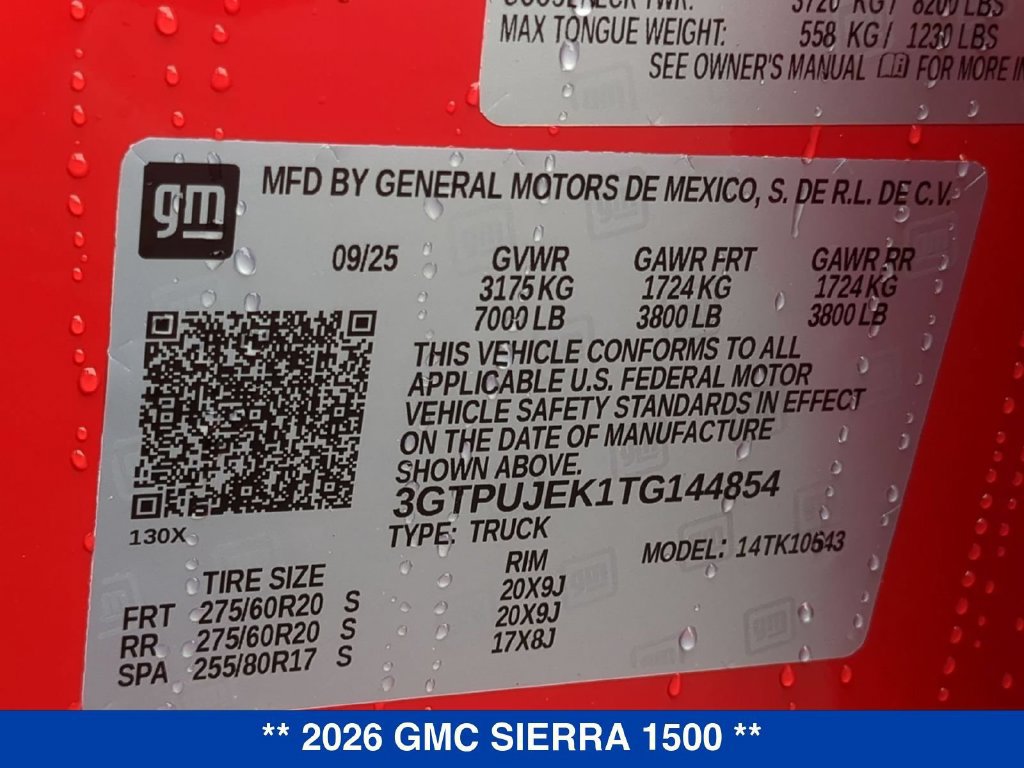 New 2026 GMC Sierra 1500 Elevation AWD/4WD image 35