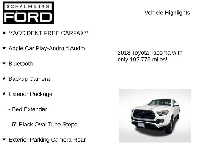 Used 2018 Toyota Tacoma SR5 w/ Exterior Package AWD/4WD image 7