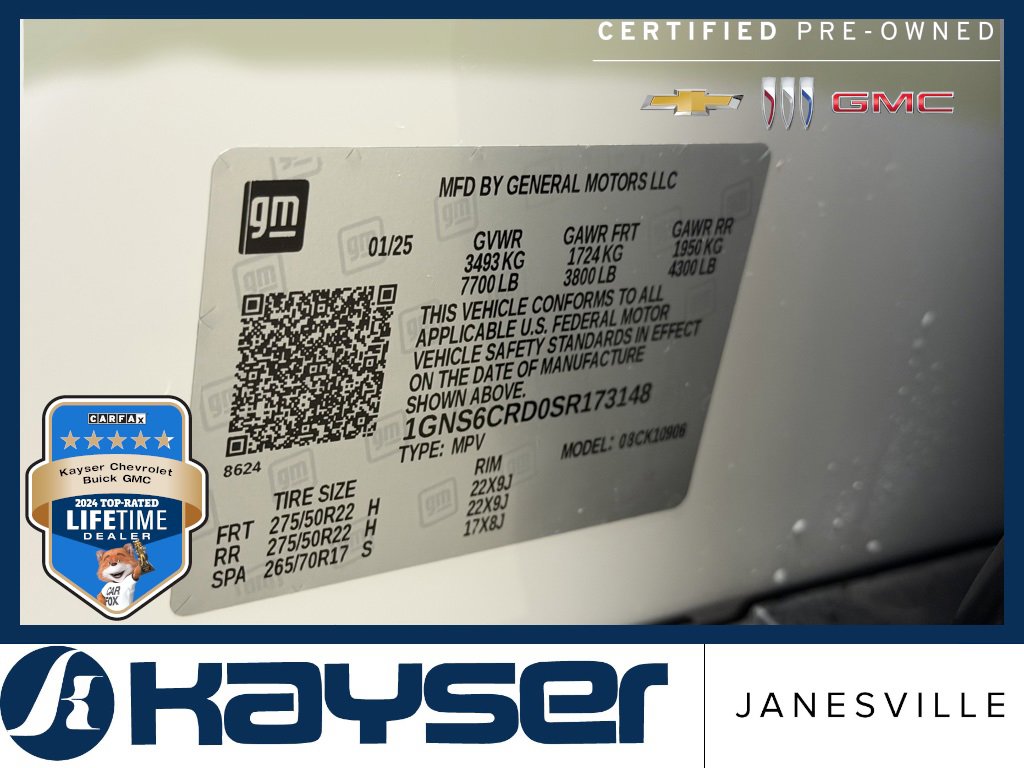 Certified 2025 Chevrolet Suburban LT w/ Comfort Package image 41