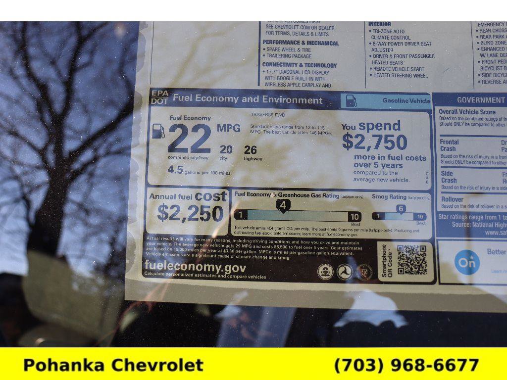 New 2026 Chevrolet Traverse LT w/ Midnight/Sport Edition image 29