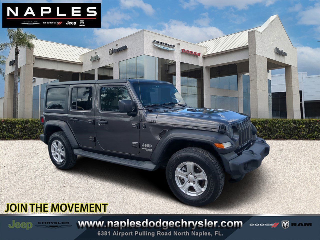Used 2019 Jeep Wrangler Unlimited Sport S