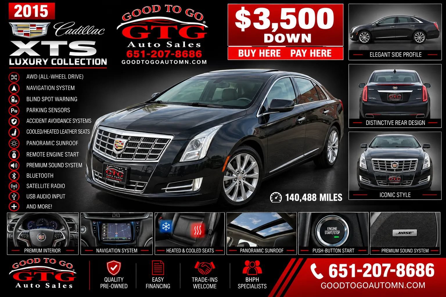 Used 2015 Cadillac XTS Luxury AWD/4WD image 1