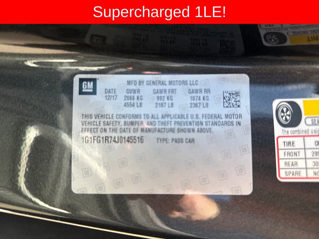 Used 2018 Chevrolet Camaro SS RWD image 30