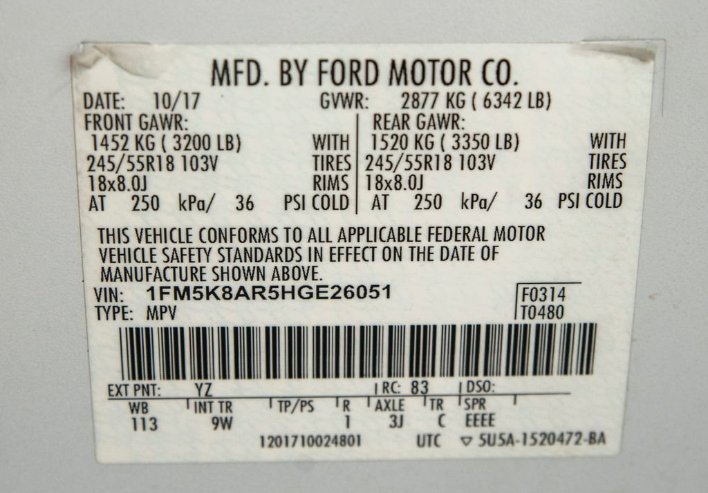 Used 2017 Ford Explorer 4WD Police Interceptor w/ Ultimate Wiring Package image 24