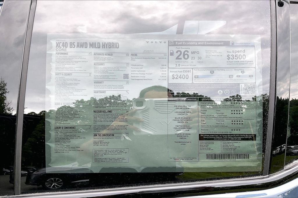 New 2026 Volvo XC40 B5 Core w/ Protection Package Premier AWD/4WD image 13