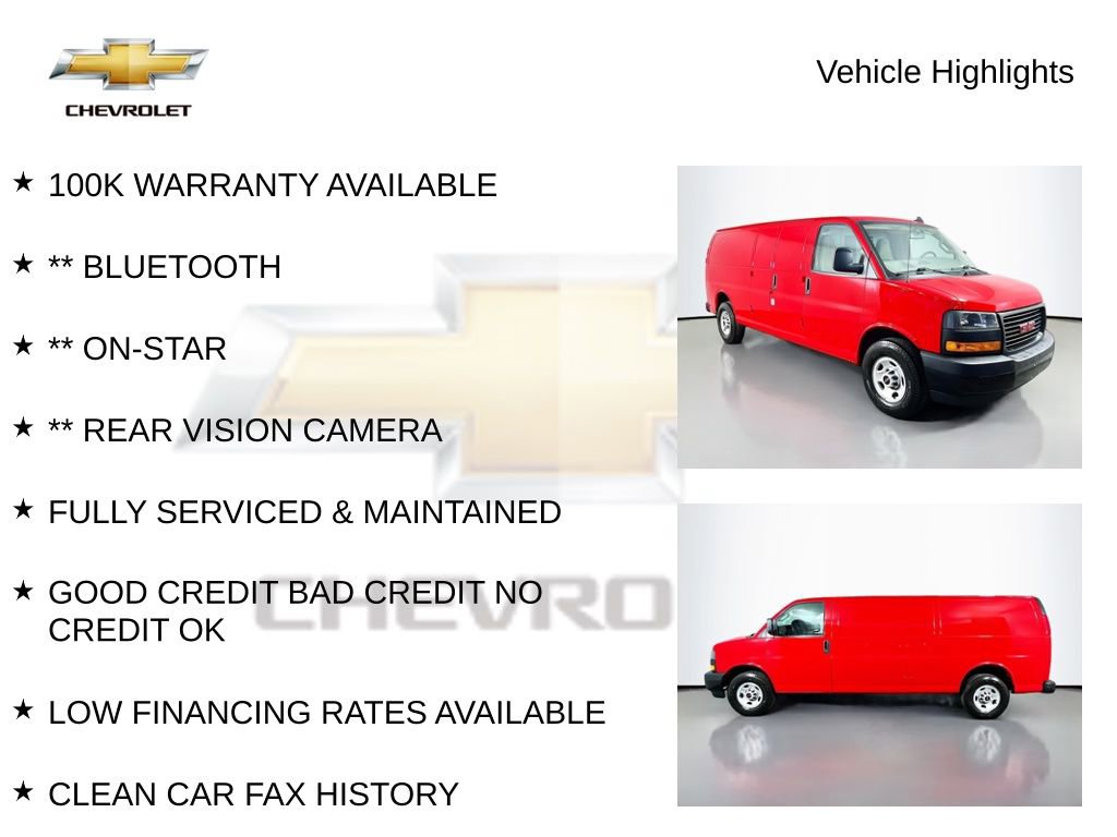 Used 2022 GMC Savana 3500 Extended w/ Driver Convenience Package RWD image 34