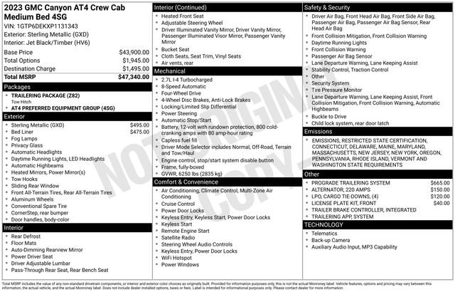 Used 2023 GMC Canyon AT4 image 6