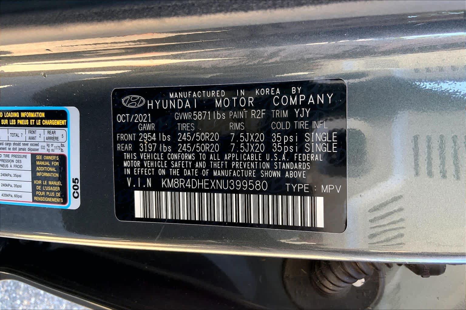 Used 2022 Hyundai Palisade SEL w/ Premium Package AWD/4WD image 32