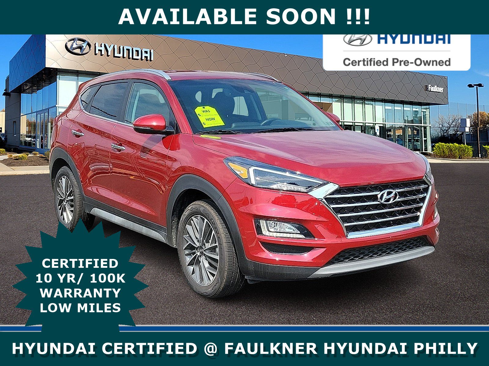 Certified 2021 Hyundai Tucson Limited