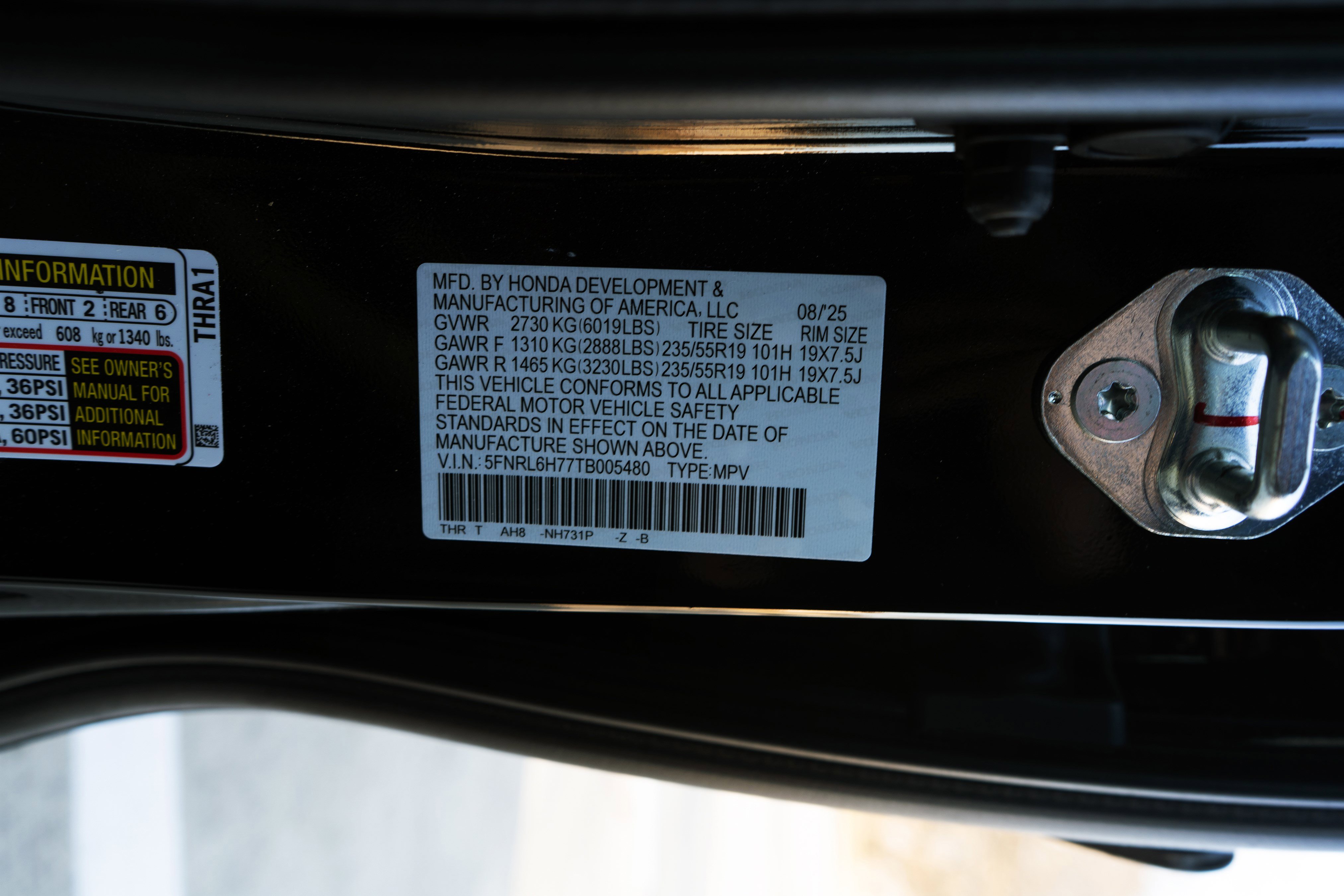 Certified 2026 Honda Odyssey Sport-L image 53